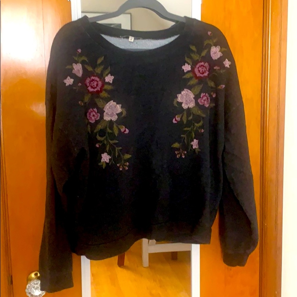 Floral crew neck Sweatshirt